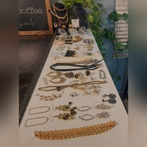 Gold And Silver Tone Lot Of Jewelry